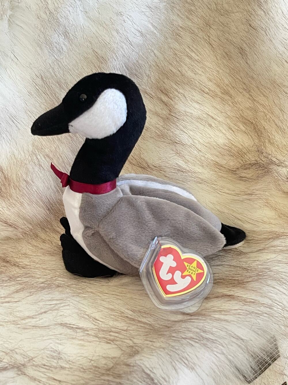 Beanie Babies Loosy the Goose 1998 Retired - Picture 1 of 4
